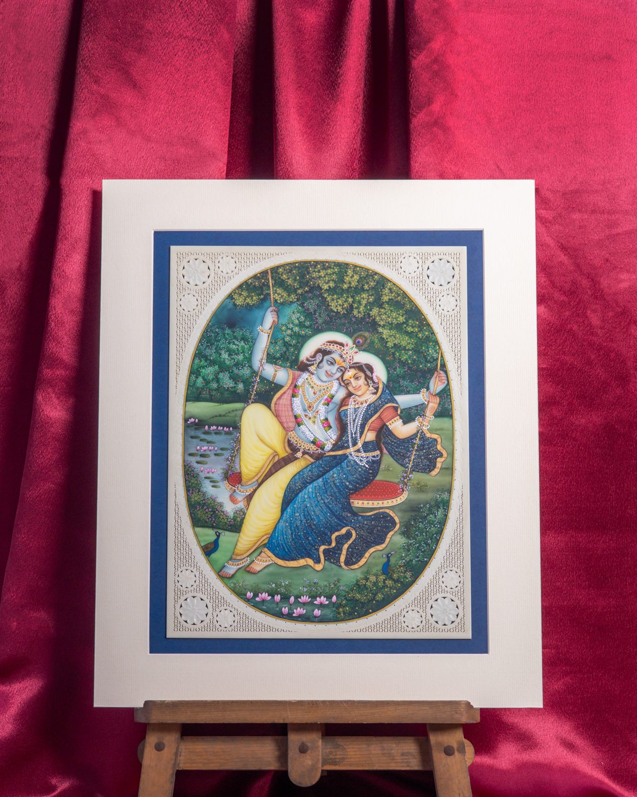Divine Couple, Oval Miniature — full view
